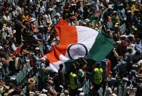 Flag Indian cricket