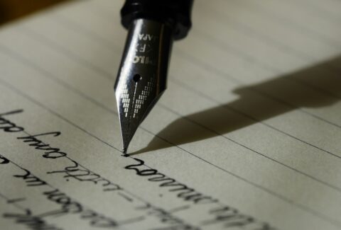 Writing image for Pre order page